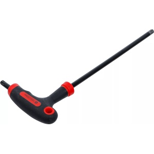Şurubelniţa cu mâner T şi lama laterala | Profil T (pentru Torx) cu/fara alezaj T45, BGS DIY 7880-T45 - Img 3