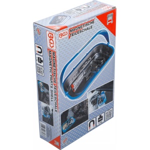 Tava magnetica cu maner pentru scule, piese si accesorii, dimensiuni 249x152x54mm, forta magnetica de peindere 5Kg, BGS 67102 - Img 7