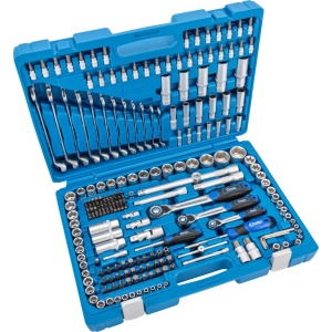 Trusa cu tubulare hexagonale, 1/4" + 3/8" + 1/2", 215 piese, Condor 2215 - Img 2