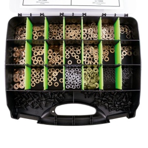 Trusa de şaibe de cupru pentru injectoare 551 pcs JBM 53464 - Img 2
