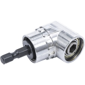 Adaptor pentru biti in unghi, antrenare hexagon 6,3 mm - 1/4", BGS DIY 4846 - Img 1