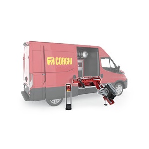 Aparat de dejantat mobil pentru roti de camioane fara generator de curent si aer, 0-12102201/00- 16, Corghi HD 650 TILT - Img 3