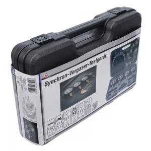 Aparat testare carburator sincron pentru motociclete, 26 piese, BGS DIY 962670 - Img 6
