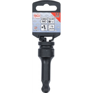 Bit de impact Inbus cu cap sferic 12 mm, lungime 75 mm, antrenare 1/2", BGS 5488-12 - Img 2
