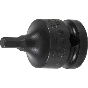 Bit Imbus de impact 5 mm, lungime 42mm, antrenare cu tubulara 1/2”, BGS 5485-5