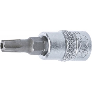 Bit Torx Plus TS27 cu gaura, antrenare cu tubulara 1/4", BGS 5184-TS27