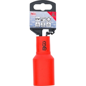 Cap cheie tubulara de impact VDE hexagon, 12,5 mm (1/2"), 27 mm, BGS 72077 - Img 3