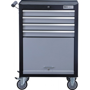 Carucior atelier 4 sertare, 1 compartiment rabatabil gol, BGS 6070 - Img 2