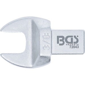 Cheie fixa detasabila 3/8" prindere 9 x 12 mm, BGS 72043 - Img 3