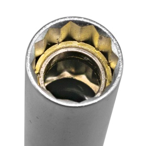 Cheie pentru bujie ø 14mm, antrenare 3/8", lungime 250mm, JBM 52316 - Img 2