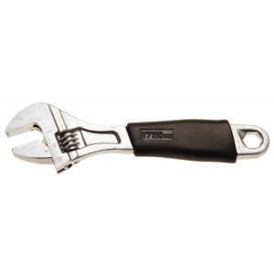 Cheie reglabila 6" cu rola, mâner acoperit in plastic, deschidere max. 20mm, lungime 150 mm, BGS 1440