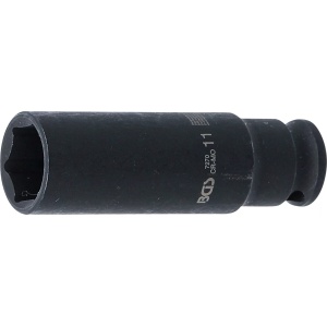 Cheie tubulară de impact, 6 colțuri, lungă, 6,3 mm (1/4"), 11 mm, B-7270 - Img 1