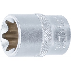 Cheie tubulara Profil E24, antrenare 1/2", BGS 6424