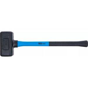 Ciocan de cauciuc diametru 70mm cu maner de fibra pentru vulcanizare, greutate 2100g, lungime 480mm, BGS 1968 - Img 5