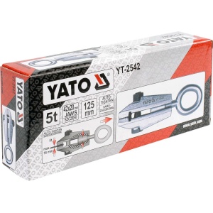 Clema de tras pentru lucrari de tinichigerie auto, sarcina max. 5 tone, Yato YT-2542 - Img 4