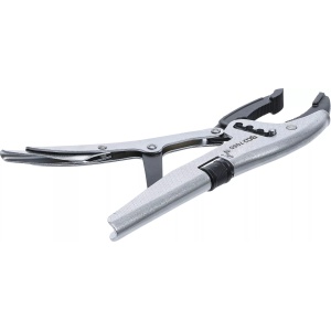 Cleşte autoblocant, reglare rapida 4 poziţii, bacuri de reazem cotite adânc, tip francez, 250 mm, BGS 7085 - Img 3