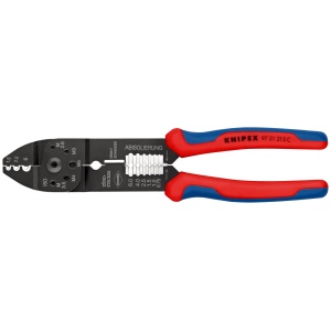 Cleste de sertizat 0,5 – 6,0 mm², manşoane multicomponent, lungime 230 mm, Knipex 9721215C - Img 3