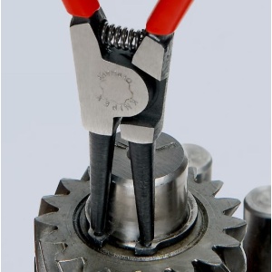 Cleste pentru inele de siguranta de interior 19-60 mm, lungime 180 mm, Knipex 4611A2 - Img 4