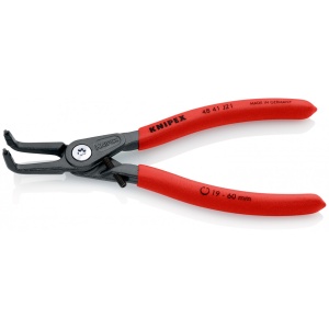Cleste pentru inele de siguranta de interior, lungime 165 mm, Knipex 4841J21 - Img 2