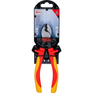 Cleste pentru taiat cabluri cu manere izolate VDE, lungime 160 mm, BGS 35885 - Img 4