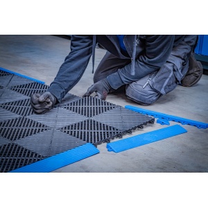 Covorase pentru spatii de lucru, sistem de prindere click 400 x 400 x 18 mm, 10 piese, BGS 74546 - Img 3