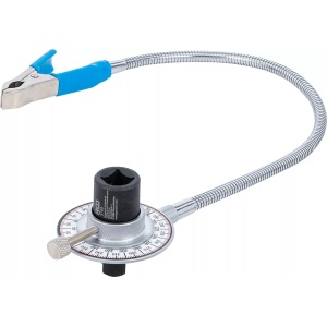 Dispozitiv pentru verificat unghi de strangere, brat cu cleste de fixare, antrenare 1/2", BGS 3169 - Img 4