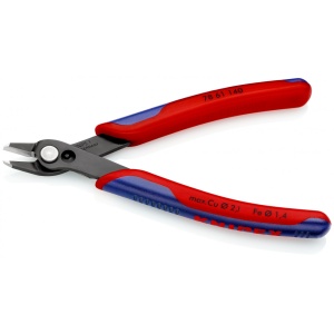 Electronic Super Knips® XL Sfic de precizie Ø 0,2 – 2,1 mm, manşoane multicomponent, lungime 140 mm, Knipex 7861140 - Img 3
