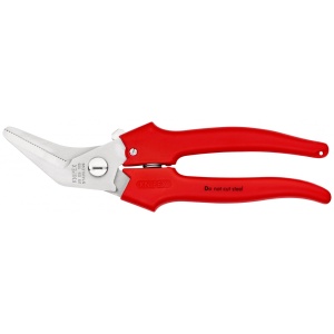Foarfeca combinata cu manere din material plastic, lungime 185 mm, Knipex 9505185 - Img 1