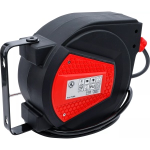 Furtun aer comprimat cu derulator, automat, 10 m + 1,5 m, BGS DIY 71055 - Img 3