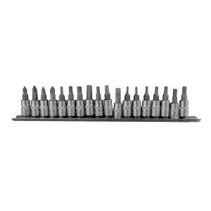 Joc capete tubulare 1/4" (18 pcs), JBM 52909 - Img 1