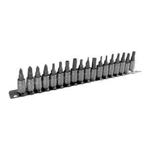 Joc capete tubulare 1/4" (18 pcs), JBM 52909 - Img 2