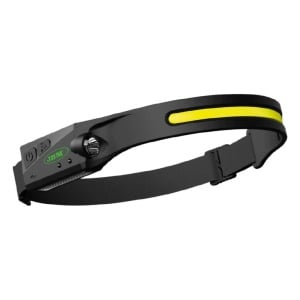Lampa de lucru frontala cu prindere pe cap, LED-uri XPE 90lm, COB 350lm, JBM 54004 - Img 1