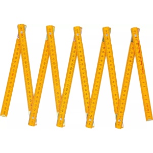 Metru pliant de lemn, 2 m, BGS DIY 92051 - Img 3