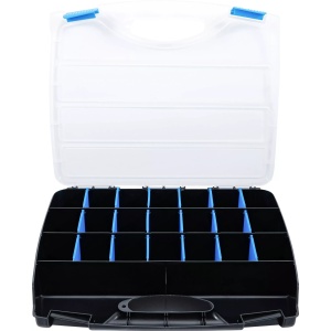 Organizator pentru piese,suruburi, piulite, clipsuri, 23 compartimente, dimensiuni: 380 x 320 mm, BGS 9456 - Img 1