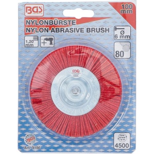 Perie din nilon, 100 mm, ax 6 mm, BGS 9186 - Img 5