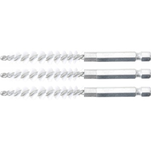 Perii nylon 8 mm, 6,3 mm (1/4") 3 piese, BGS 3078-8-N