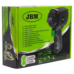 Pistol de impact de 1/2" model nano (1302 Nm), JBM 53588 - Img 5