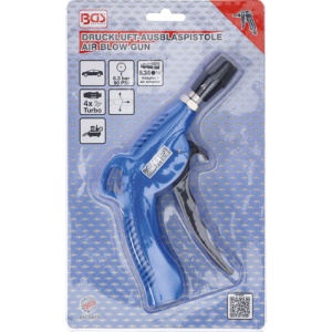 Pistol de suflat cu aer comprimat cu duza tip ejector, BGS 6875 - Img 3
