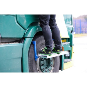 Platforma de lucru cu sprijin pe roata, reglabila pentru autocamioane, BGS 71003 - Img 2