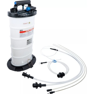 Pompa pentru inlocuit lichid frana si extractor de ulei pe la joja, antigel din sistemul de racire, capacitate7,5 l, BGS 3155 - Img 1