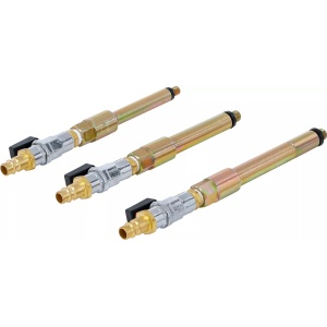 Set adaptoare pentru umplerea camerei de ardere cu aer comprimat. M8 x 1.0, M10x1.0, M10x1.25, 3 piese, BGS 9519 - Img 2
