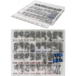 Set biti combinati cu antrenare 6,3 mm (1/4") pe Display + portbiti cu magnet, portbiti cu autoblocare | 340 piese, BGS 9328