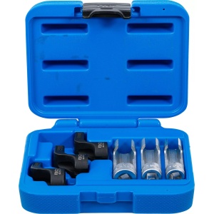 Set capete de chei 13 - 14 - 17 mm speciale pentru senzori de temperatura gaze evacuate (EGT), 6 piese, BGS 6678 - Img 1