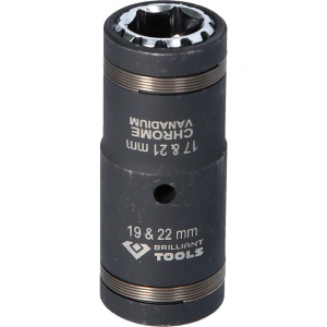 Set capete de tubulara cu clichet de forta, 1/2 "4 in 1, 2 buc, Brilliant Tools BT691011 - Img 4