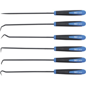 Set cârlige extra lungi, lungime 245 mm, 6 piese, BGS 70046 - Img 2