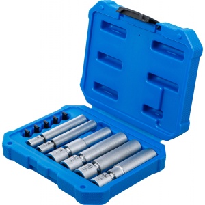 Set chei articulate 8 - 9 - 10 - 12 - 14 - 16 mm pentru bujii incandescente / bujii cu scânteie, actionare 1/4", 3/8", 11 piese piese, BGS 80000 - Img 3