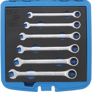 Set chei combinate cu clichet 8 - 13 mm, 6 piese, BGS 6502