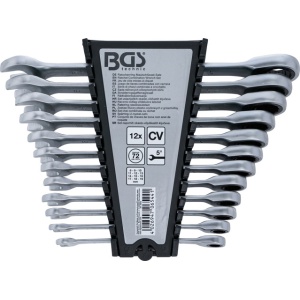 Set chei combinate cu clichet, 8 - 19 mm, 12 piese, BGS 6544 - Img 1