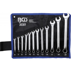Set chei combinate cu cot adanc 6-19 mm, BGS 30301