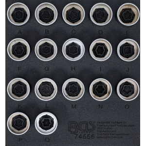 Set chei desfăcut antifurt pentru Land Rover, 17 piese, B-74556